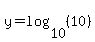 y=log%2810%2C%2810%29%29