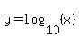 y=log%2810%2C%28x%29%29