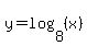 y=log%288%2C%28x%29%29