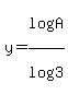 y=log%28A%29%2Flog%283%29
