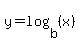 y=log%28b%2C%28x%29%29