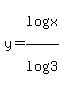 y=log%28x%29%2Flog%283%29
