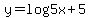 y=log5x%2B5