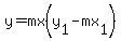 y=mx%28y%5B1%5D+-mx%5B1%5D%29