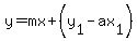 y=mx%2B%28y%5B1%5D-ax%5B1%5D%29