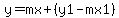 y=mx%2B%28y1-mx1%29