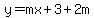 y=mx%2B3%2B2m