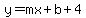 y=mx%2Bb+%2B+4