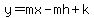 y=mx-mh%2Bk