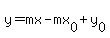 y=mx-mx%5B0%5D%2By%5B0%5D