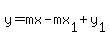 y=mx-mx%5B1%5D%2By%5B1%5D