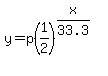 y=p%281%2F2%29%5E%28x%2F33.3%29