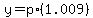 y=p%2A%281.009%29