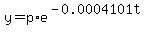 y=p%2Ae%5E%28-0.0004101t%29