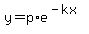 y=p%2Ae%5E%28-kx%29