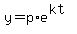 y=p%2Ae%5E%28kt%29