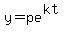 y=pe%5E%28kt%29