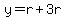 y=r%2B3r