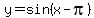 y=sin%28x-pi%29