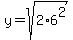 y=sqrt%282%2A6%5E2%29