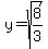 y=sqrt%288%2F3%29