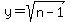y=sqrt%28n-1%29