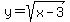 y=sqrt%28x-3%29