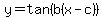 y=tan%28b%28x-c%29%29