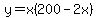 y=x%28200-2x%29