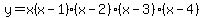 y=x%28x-1%29%28x-2%29%28x-3%29%28x-4%29