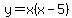 y=x%28x-5%29