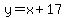 y=x%2B17%29