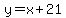 y=x%2B21+
