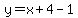 y=x%2B4-1