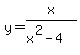 y=x%2F%28x%5E2-4%29