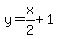 y=x%2F2%2B1