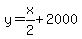 y=x%2F2%2B2000