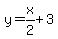 y=x%2F2%2B3