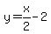 y=x%2F2-2