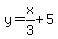 y=x%2F3%2B5