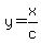 y=x%2Fc