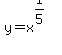 y=x%5E%281%2F5%29