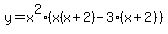 y=x%5E2%28x%28x%2B2%29-3%28x%2B2%29%29