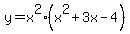 y=x%5E2%28x%5E2%2B3x-4%29