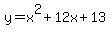 y=x%5E2%2B12x%2B13