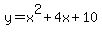 y=x%5E2%2B4x%2B10