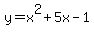 y=x%5E2%2B5x-1