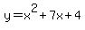 y=x%5E2%2B7x%2B4