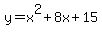 y=x%5E2%2B8x%2B15