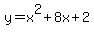 y=x%5E2%2B8x%2B2